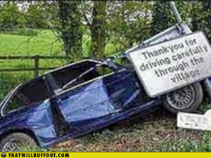 Response to funny/ ironic car crashes 2009-09-01 17:59:58 Reply