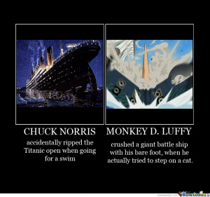 Monkey D. Luffy And Chuck Norris