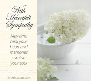 Sympathy Quotes Hearts