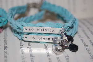 CUSTOM BFF Best Friend Bracelets with charm ( To Infinity and Beyond ...