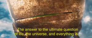 gifs The Hitchhiker's Guide to the Galaxy 42 douglas adams