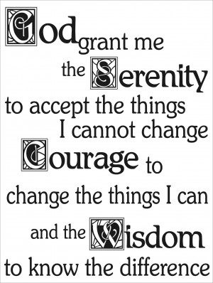 119A SERENITY PRAYER