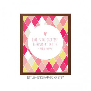 INSTANT DOWNLOAD Pablo PICASSO Love Quote 8 by LittleMissGraphic, $5 ...