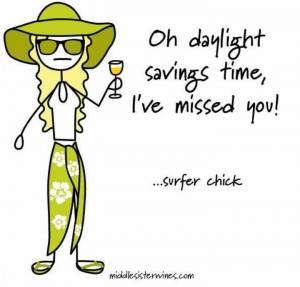 Daylight savings time is Sunday! Please SPRING your clocks ahead one ...