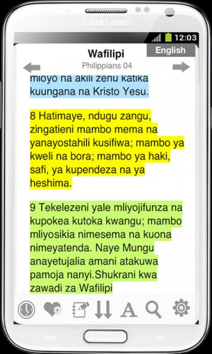 Bible Swahili - screenshot