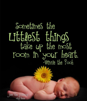 Pooh Quote Vinyl Lettering - Vinyl Decal -Great for a baby boy or girl ...