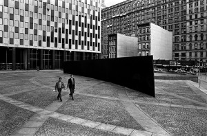 Richard Serra’s Tilted Arc , installed in the plaza in 1981 ...