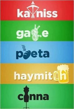 Hunger Games / Katniss / Gale / Peeta / Haymitch / Chinna More
