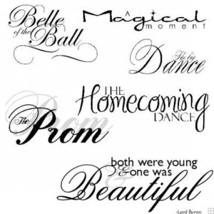 Prom/Homecoming Dance Word Art [DL-TC-W-PromHomecoming] - $1.99 ...