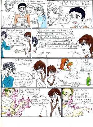 Julius Caesar And Brutus Coloring Page Super