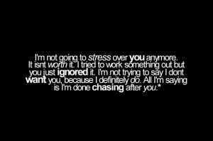 done chasing after you.:)