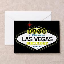 HAVE A Fabulous Las Vegas Birthday Card for