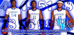 Kentucky Basketball New Era Picture