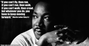 motivational quote by Martin Luther King Jr. on progress