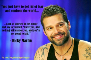 Ricky martin, celebrity, singer, artist, quotes, fear