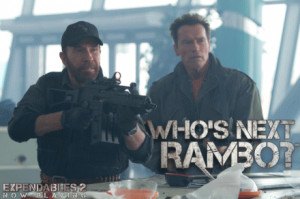 Enlist with Chuck & Arnold for The Expendables 2 - NOW PLAYING!