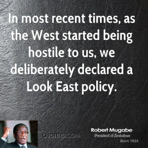 Robert Mugabe Quotes