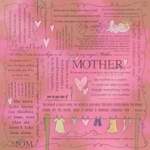 ... Customs - Religious Collection - 12 x 12 Paper - Quotes - Mother