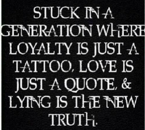 Stuck in a generation