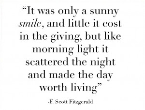 Quote by F Scott Fitzgerald