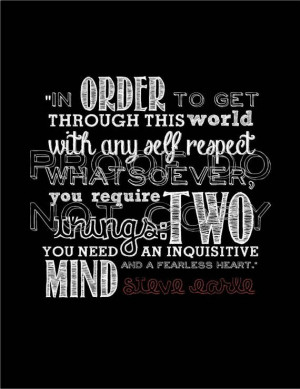 Steve Earle Fearless Heart Quote Digital Chalkboard Font Download. $5 ...