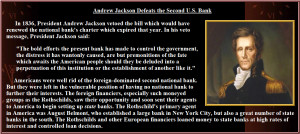 Andrew Jackson on Banks