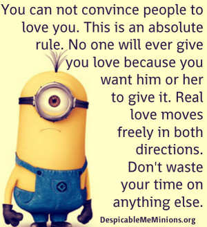 Showing Gallery For Minion Love Quotes •° For Her