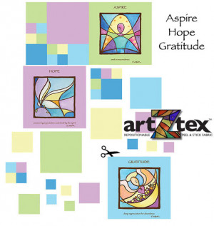 Aspire, Hope, Gratitude • Inspired Decor Wall Art - Z-77702