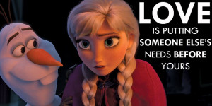 Disney Princess Anna and Olaf