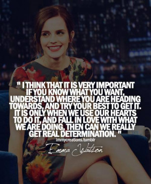 Anj's Angels ~♥ Emma Watson Quotes♥ ~