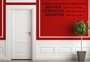 Braver, Stronger, Smarter Disney Wall Decal