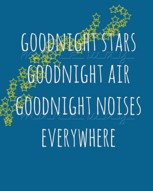 Goodnight Poem Quotes Moon