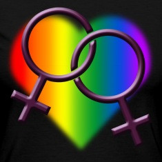 Women's Gay Pride Long Sleeve T-shirt Rainbow Love