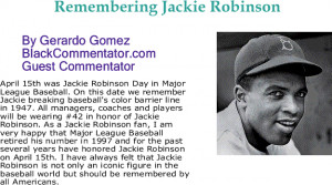 Jackie Robinson Quotes On Racism Jackie robinson by gerardo