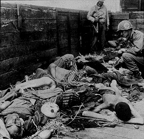 ... of death and horror after the liberation of Dachau concentration camp
