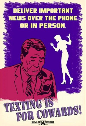 Cowards - Vintage-Inspired Cell Phone Etiquette Posters