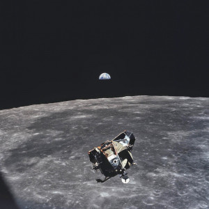 Michael Collins, the astronaut who took this photo, is the only human ...
