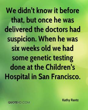 some genetic testing done at the Children 39 s Hospital in San ...
