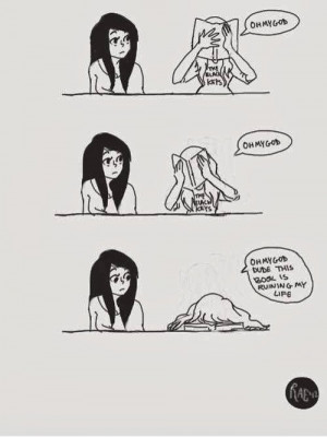 With Her Nose Stuck In A Book