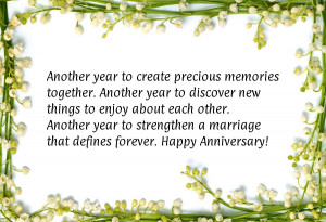 your wedding anniversary is the remembrance of the date your wedding ...