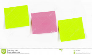 Sticky notes