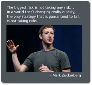 Mark Zuckerberg on risk