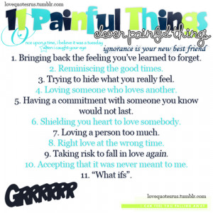 11 Painful Things