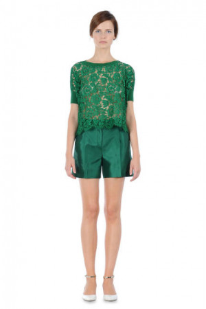 Valentino Green Lace Dress Green fashion pantone 2013