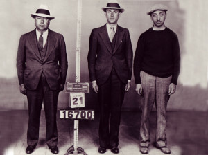 ... Hymie Pincus (Harry Klein) and Joseph Aaron in a police lineup photo