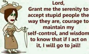 Funny serenity prayer