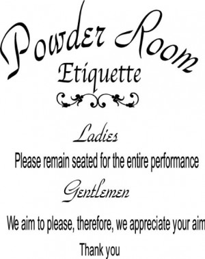 ... Room Etiquette Wall Quote, Bathroom Quote, Wall Decor, Yoga Wall Quote