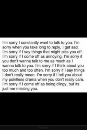really sorry