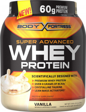 Body Fortress Whey Protein Powder, Vanilla, 31.2 Ounces (885g) (Pack ...