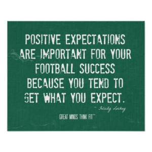 Football Success Quote and Poster